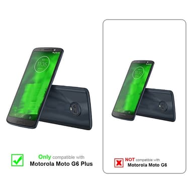 Motorola MOTO G6 PLUS Plånboksfodral Skal (Rosa)