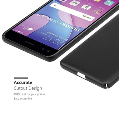 Huawei Y6 PRO 2017 Skal Fodral Case (Svart)