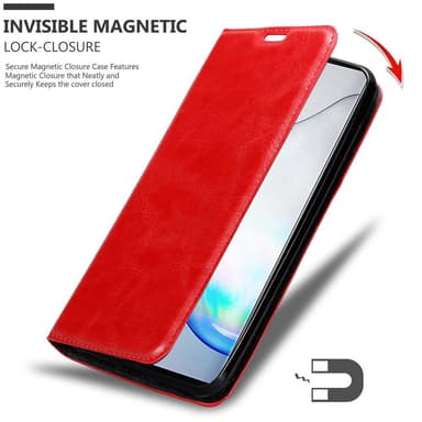 Samsung Galaxy NOTE 10 Skal Fodral Case (Röd)