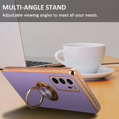 Huawei P40 Skal Fodral Case (Lila)