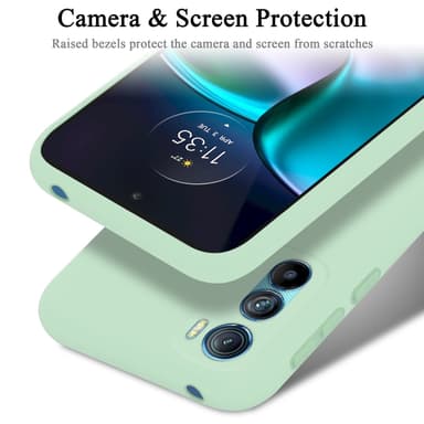 Motorola EDGE 30 Skal Fodral Case (Grön)