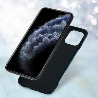 iPhone 11 PRO Plånboksfodral Skal (Blå)