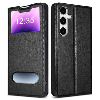 Samsung Galaxy S24 PLUS Plånboksfodral Skal (Svart)