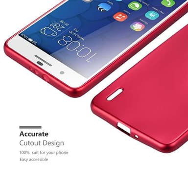 Skal Honor 6 PLUS Fodral Case (Röd)