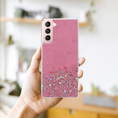 Samsung Galaxy S21 5G Skal Fodral Case (Rose)