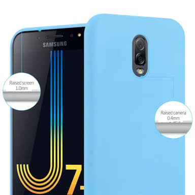 Skal Samsung Galaxy J7 PLUS / C8 Fodral Case (Blå)