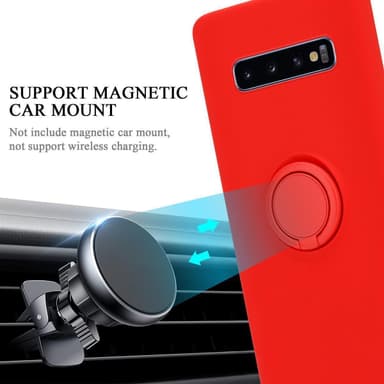 Skal Samsung Galaxy S10 4G Fodral Case (Röd)