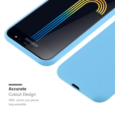 Skal Samsung Galaxy J7 PLUS / C8 Fodral Case (Blå)