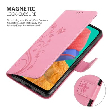 Samsung Galaxy M33 5G Plånboksfodral Skal (Rosa)
