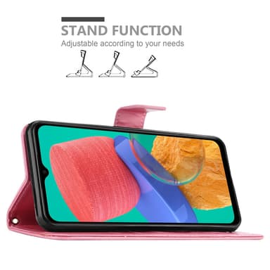 Samsung Galaxy M33 5G Plånboksfodral Skal (Rosa)