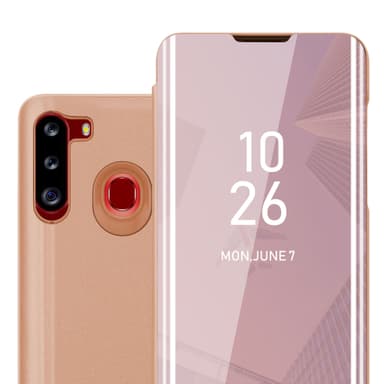 Samsung Galaxy A21 Plånboksfodral Skal (Rosa)