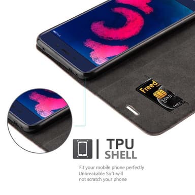 Honor 6C PRO Skal Fodral Case (Brun)