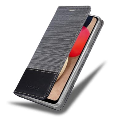 Samsung Galaxy A02s Plånboksfodral Skal (Grå)