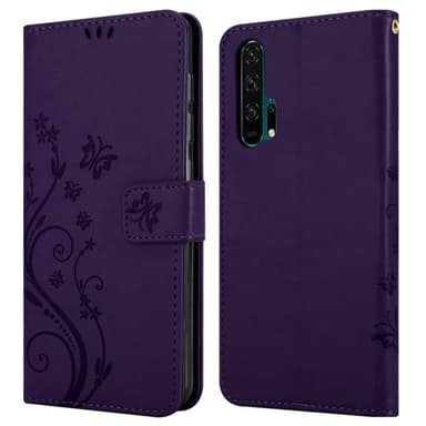 Honor 20 PRO Plånboksfodral Skal (Lila)