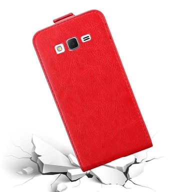 Samsung Galaxy GRAND PRIME Flipfodral Skal (Röd)