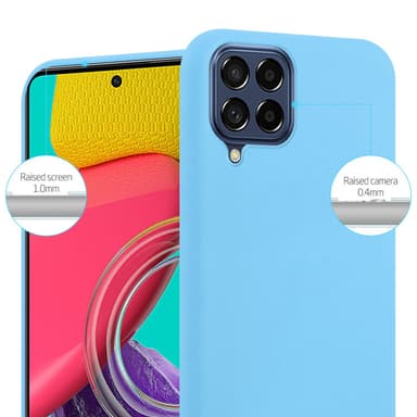 Skal Samsung Galaxy M53 5G Fodral Case (Blå)