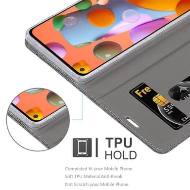 Samsung Galaxy A11 / M11 Plånboksfodral Skal (Grå)