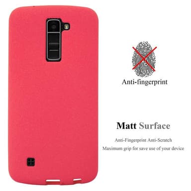 Skal LG K10 2016 Fodral Case (Röd)