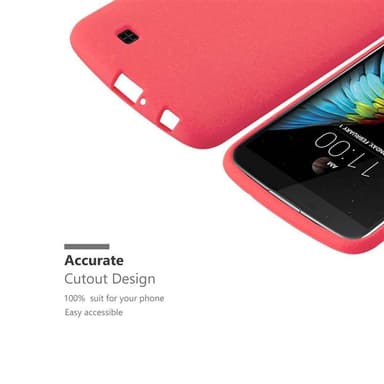 Skal LG K10 2016 Fodral Case (Röd)