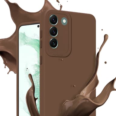 Samsung Galaxy S22 PLUS Skal Fodral Case (Brun)