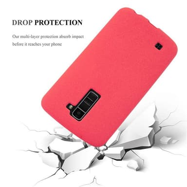 Skal LG K10 2016 Fodral Case (Röd)