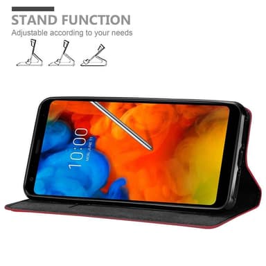 LG Q STYLUS Skal Fodral Case (Röd)