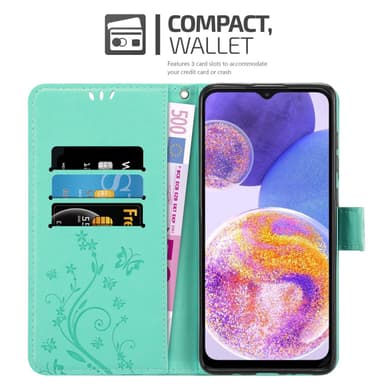 Samsung Galaxy A23 4G Plånboksfodral Skal (Turkos)