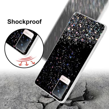 Vivo V21 4G / 5G Skal Fodral Case (Svart)