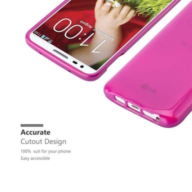 LG G2 MINI Skal Fodral Case (Rosa)