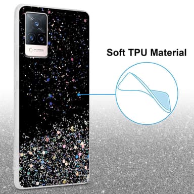 Vivo V21 4G / 5G Skal Fodral Case (Svart)