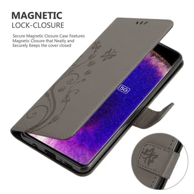 Oppo FIND X5 Plånboksfodral Skal (Grå)