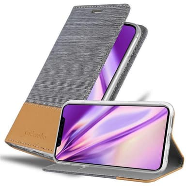 iPhone X / XS Plånboksfodral Skal (Grå)