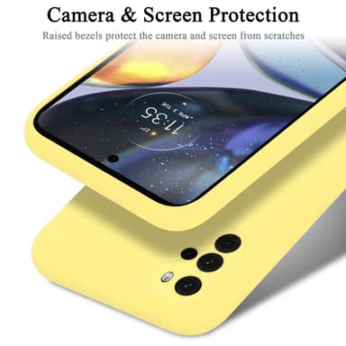 Motorola MOTO G22 Skal Fodral Case (Gul)