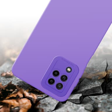 Samsung Galaxy M22 / M32 4G Skal Fodral Case (Lila)