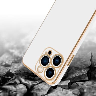 iPhone 14 PRO MAX Skal Fodral Case (Vit)