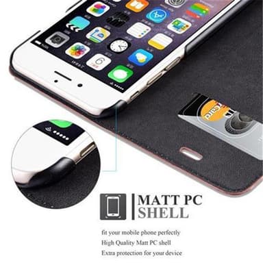 iPhone 6 PLUS / 6S PLUS Skal Fodral Case (Brun)