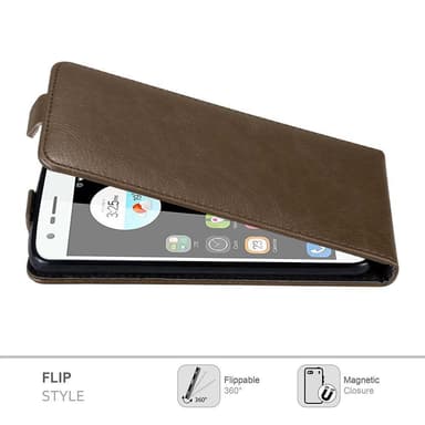 ZTE Blade V8 MINI Flipfodral Skal (Brun)