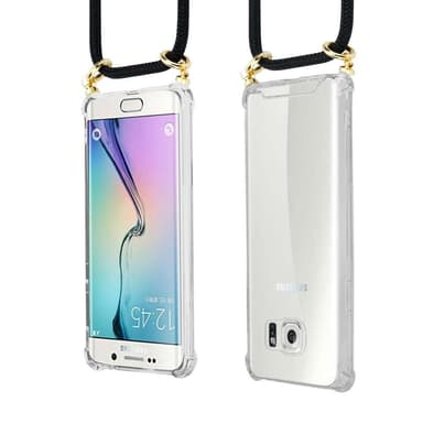 Samsung Galaxy S6 Skal Fodral Kedja (Svart)