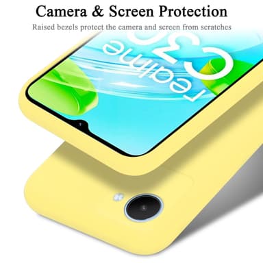Realme C30 / Narzo 50i PRIME Skal Fodral Case (Gul)