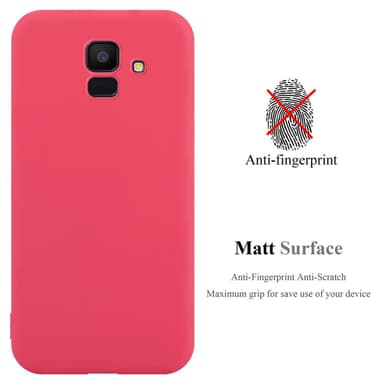 Skal Samsung Galaxy J6 2018 Fodral Case (Röd)