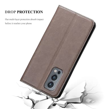 OnePlus Nord 2 5G Skal Fodral Case (Brun)