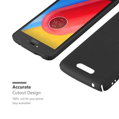 Motorola MOTO C Skal Fodral Case (Svart)
