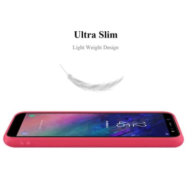 Skal Samsung Galaxy J6 2018 Fodral Case (Röd)