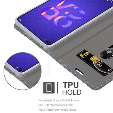 Huawei NOVA 5 / 5 PRO Plånboksfodral Skal (Blå)