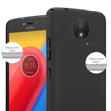 Motorola MOTO C Skal Fodral Case (Svart)