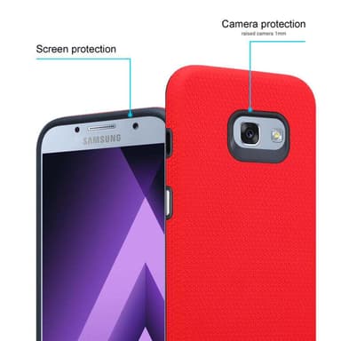 Samsung Galaxy A3 2017 Skal Fodral Case (Röd)