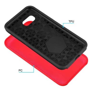 Samsung Galaxy A3 2017 Skal Fodral Case (Röd)