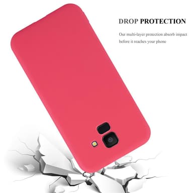 Skal Samsung Galaxy J6 2018 Fodral Case (Röd)
