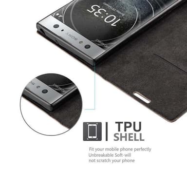 Sony Xperia XA2 ULTRA Skal Fodral Case (Brun)