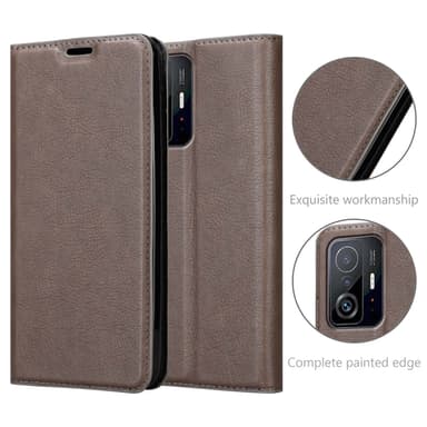 Xiaomi 11T / 11T PRO Skal Fodral Case (Brun)